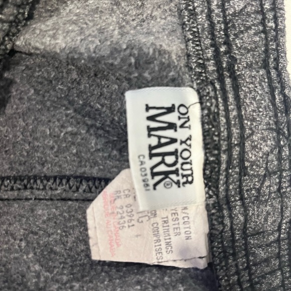 Dark grey straight leg sweatpants - Picture 2 of 2